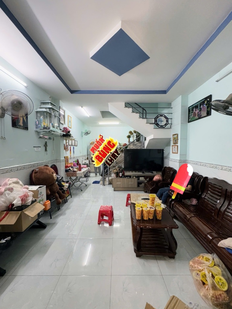 MẶT TIỀN VỪA Ở VỪA KINH DOANH, NGAY GÒ XOÀI, NHÀ 3 TẦNG, 50M2, SỔ ĐẸP PHÁP LÝ CHUẨN GIÁ NHỈNH 3 TỶ - Ảnh chính
